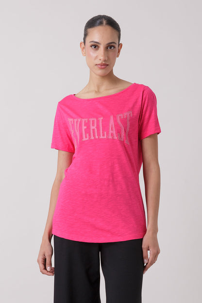 BASIC T-SHIRT IN JERSEY FIAMMATO