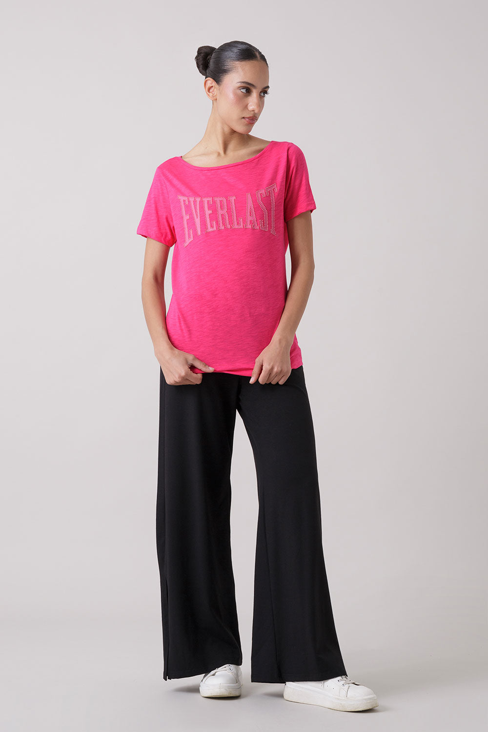 BASIC T-SHIRT IN JERSEY FIAMMATO