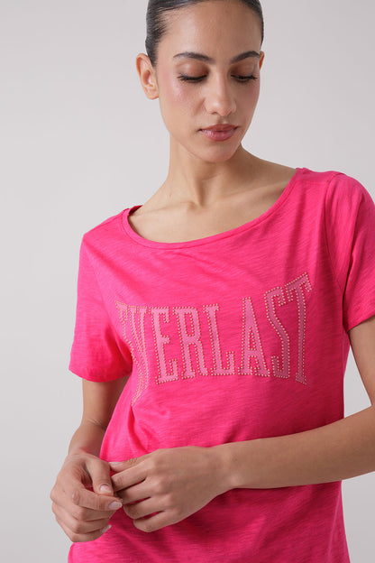 BASIC T-SHIRT IN JERSEY FIAMMATO