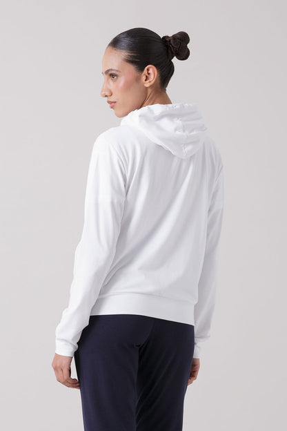 BASIC FULL-ZIP HOODIE WITH LOGO