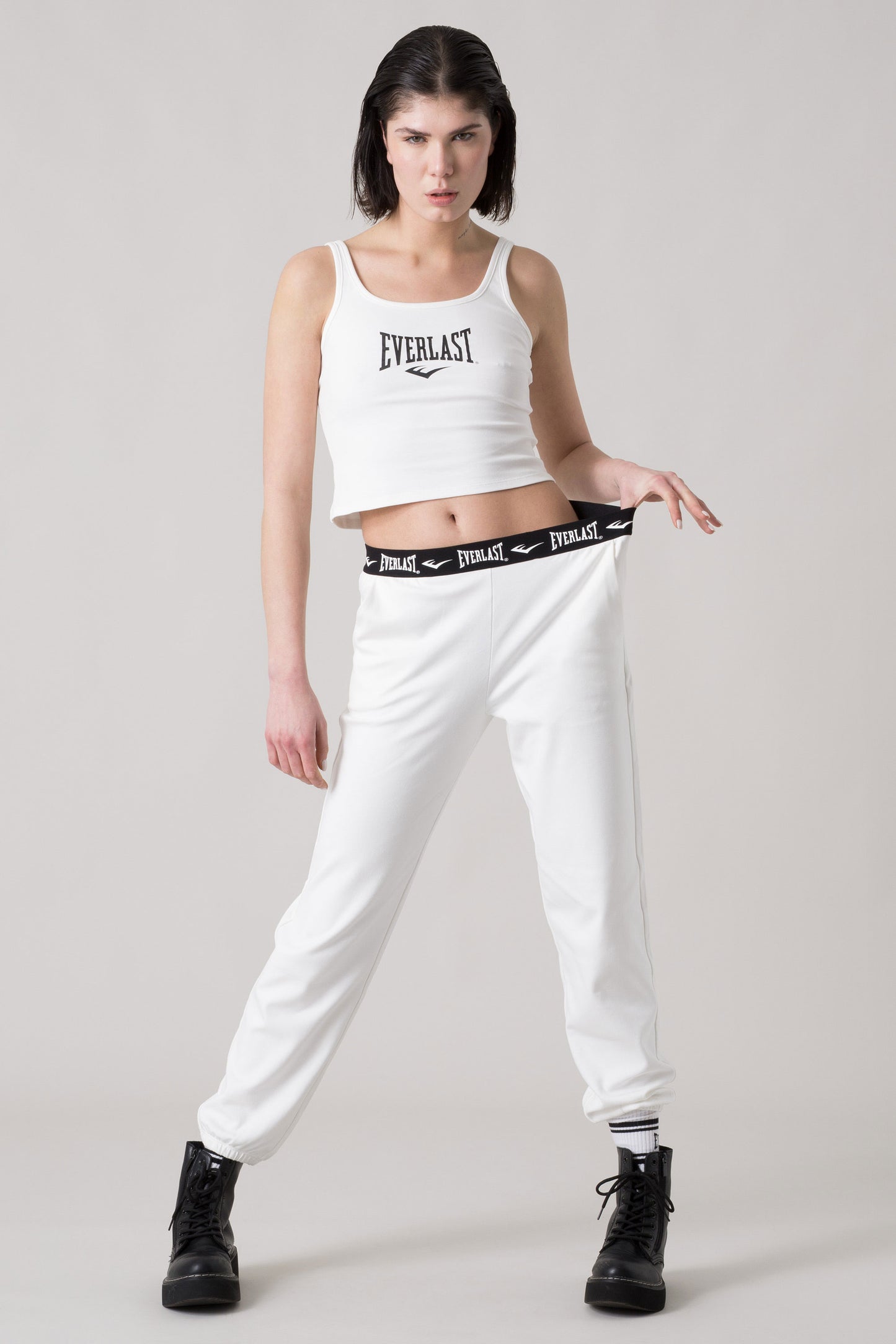 THE ICON PANTS WITH ELASTIC HEM