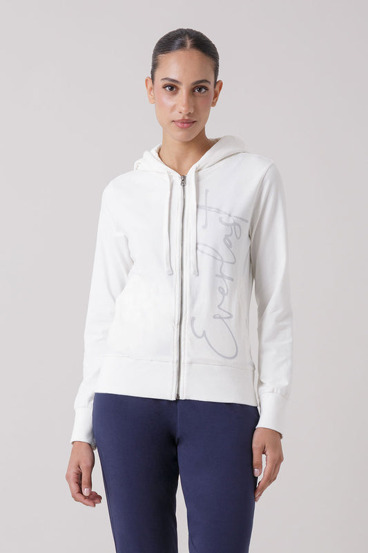 TREATMENT FULL-ZIP HOODED JACKET WITH GRAPHIC