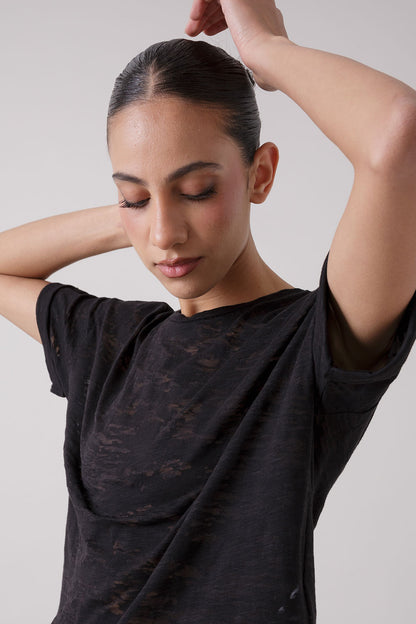 ACTIVE T-SHIRT IN DEVORE'