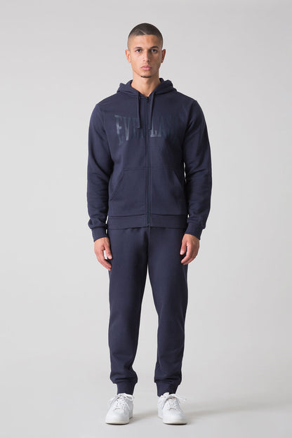BASIC TUTA CON FELPA FULL ZIP CON CAPPUCCIO E PANTALONE CON POLSINO