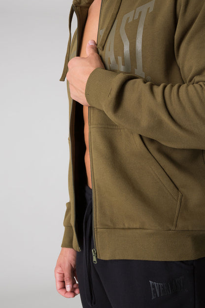 BASIC TUTA CON FELPA FULL ZIP CON CAPPUCCIO E PANTALONE CON POLSINO