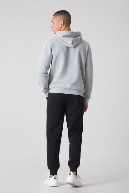 BASIC TUTA CON FELPA FULL ZIP CON CAPPUCCIO E PANTALONE CON POLSINO