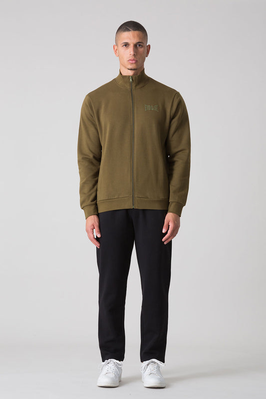 BASIC TRACKSUIT WITH FULL ZIP JACKET AND STRAIGHT-LEG TROUSERS