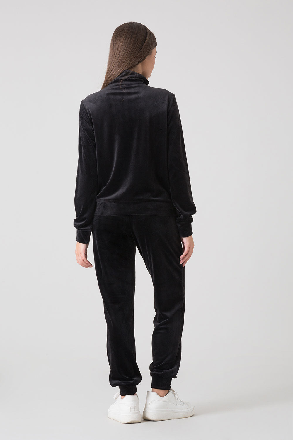 BASIC FULL-ZIP CHENILLE SWEATSHIRT