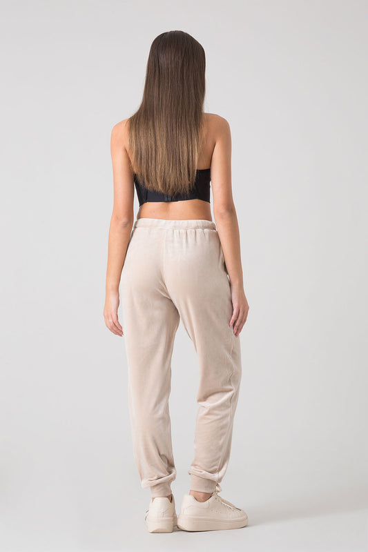 BASIC PANTALONE IN CINIGLIA CON POLSINO AL FONDO