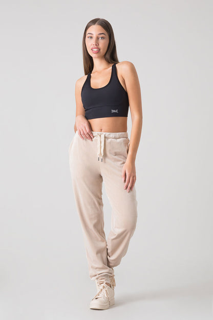 BASIC PANTALONE IN CINIGLIA CON POLSINO AL FONDO