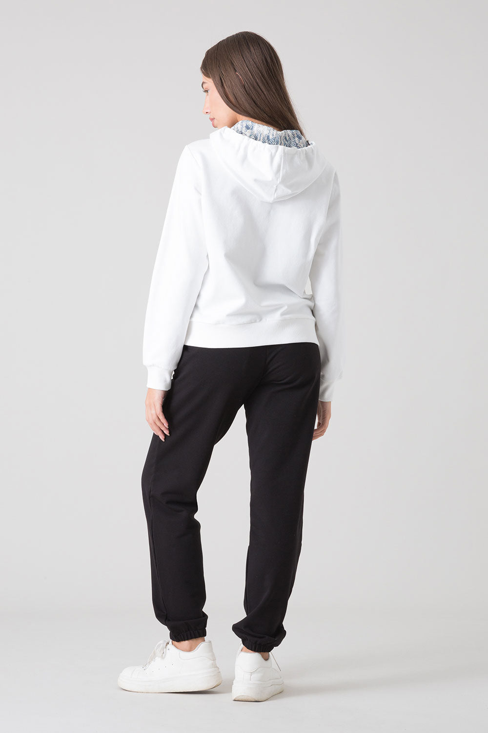 STAY WILD FELPA FULL ZIP CON CAPPUCCIO