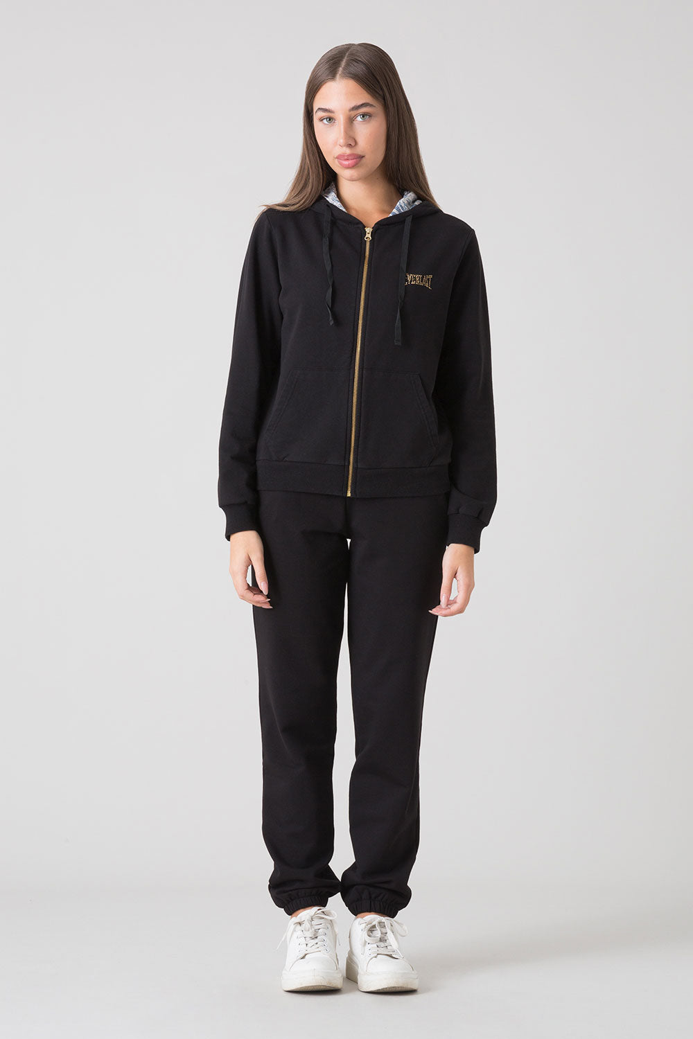 STAY WILD FELPA FULL ZIP CON CAPPUCCIO