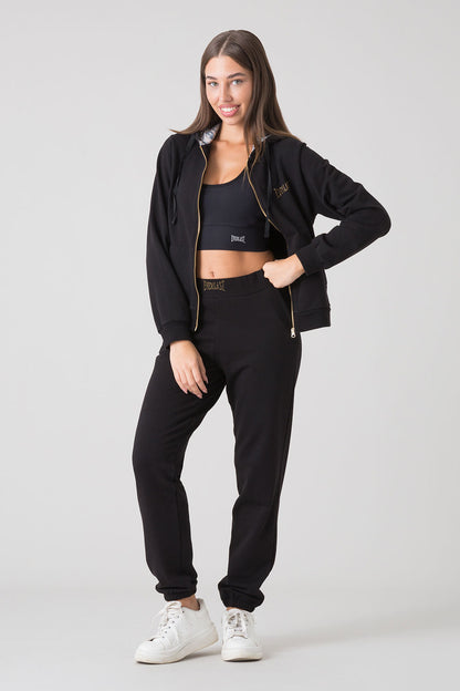 STAY WILD FELPA FULL ZIP CON CAPPUCCIO