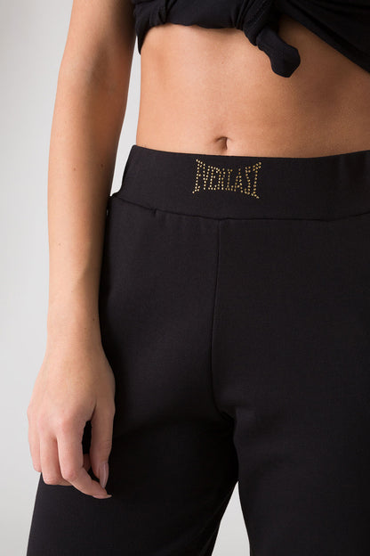 STAY WILD PANTALONE IN FELPA CON ELASTICO AL FONDO