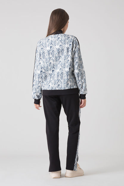 STAY WILD GIACCA FULL ZIP ALL OVER
