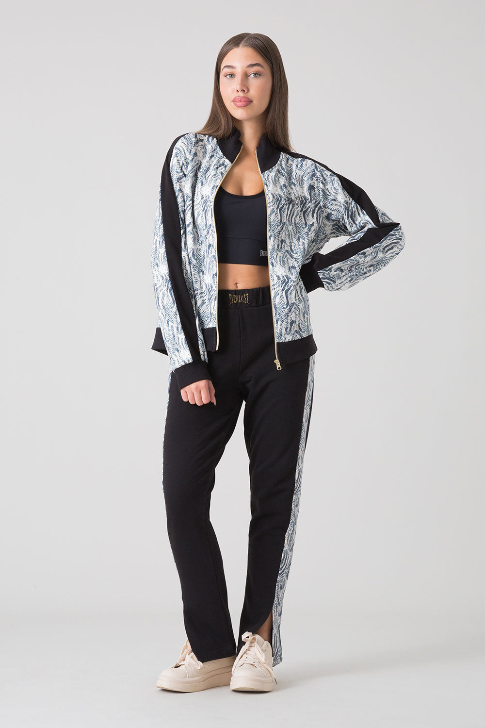 STAY WILD GIACCA FULL ZIP ALL OVER