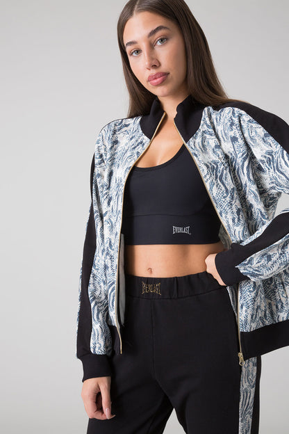 STAY WILD GIACCA FULL ZIP ALL OVER