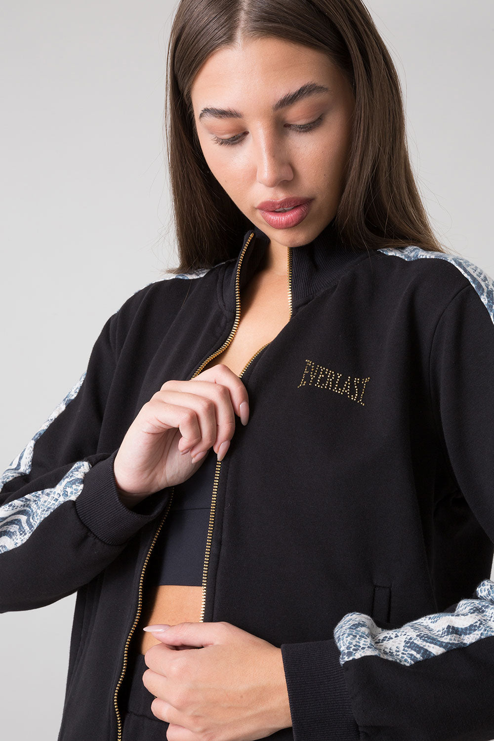 STAY WILD GIACCA FULL ZIP CON BANDE