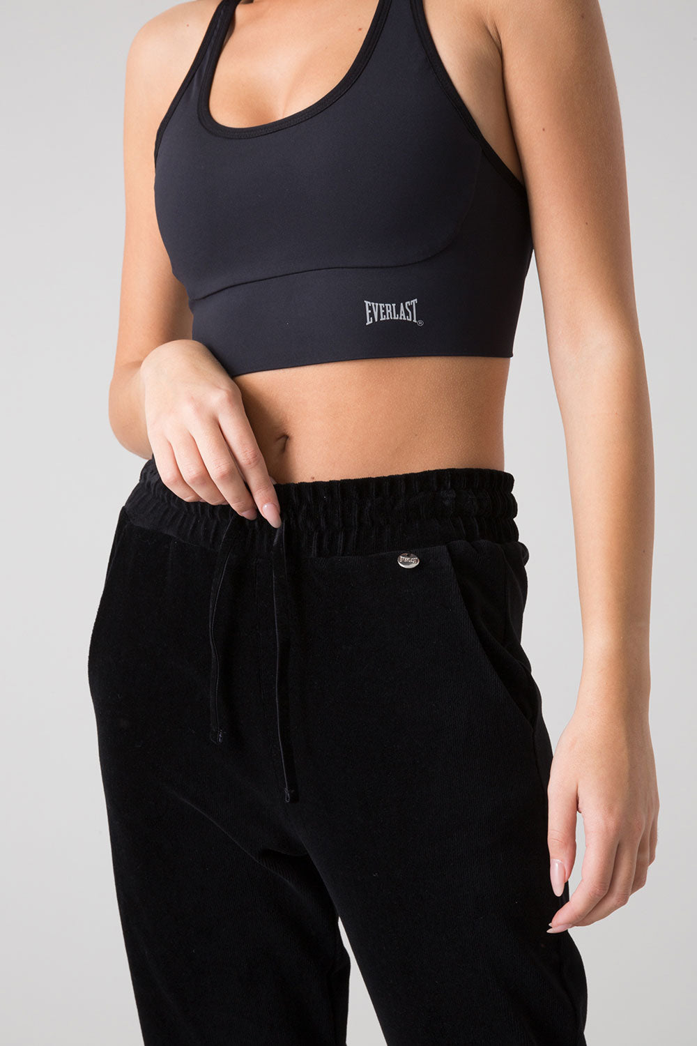 STAY WILD PANTALONE CON POLSINO IN CINIGLIA A COSTE