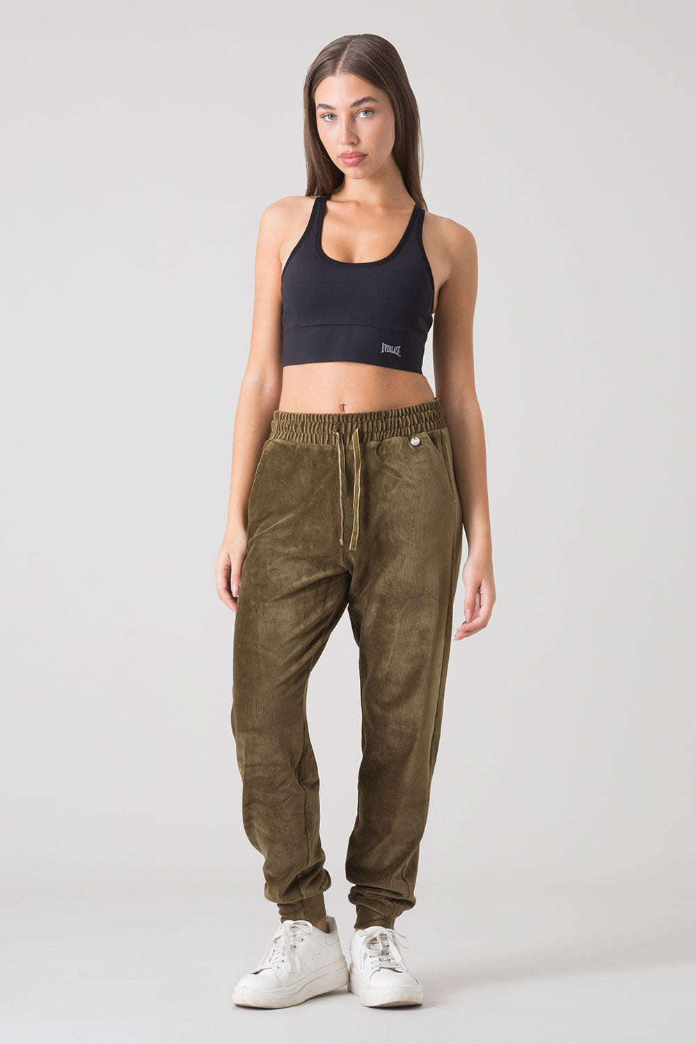 STAY WILD PANTALONE CON POLSINO IN CINIGLIA A COSTE