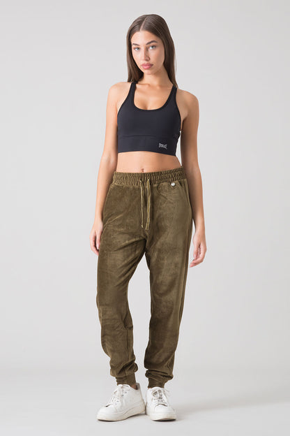 STAY WILD PANTALONE CON POLSINO IN CINIGLIA A COSTE