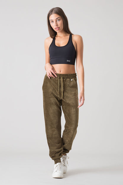 STAY WILD PANTALONE CON POLSINO IN CINIGLIA A COSTE