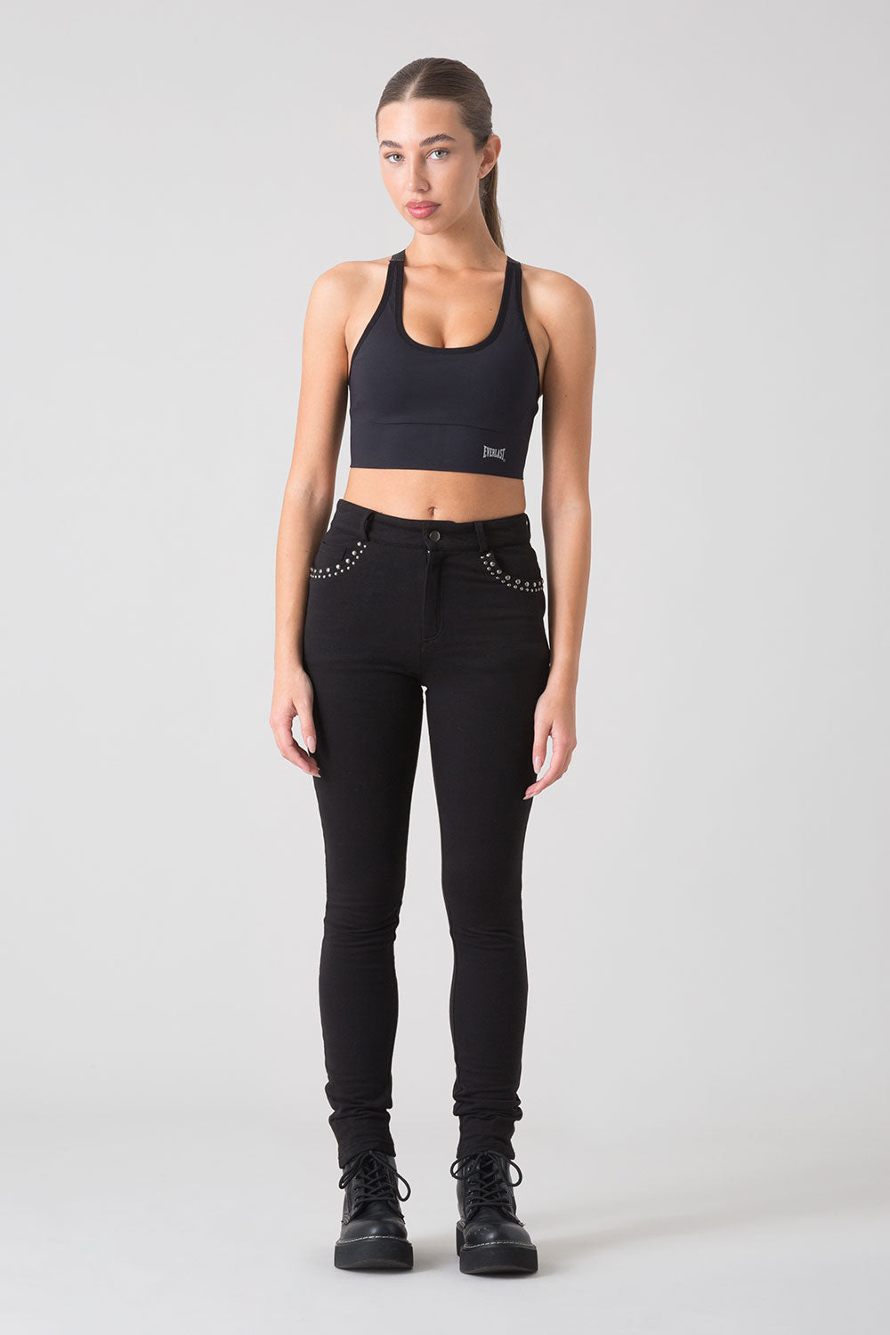 DARK ATTITUDE PANTALONE 5 TASCHE IN FELPA