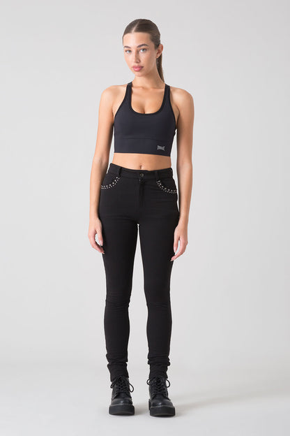 DARK ATTITUDE PANTALONE 5 TASCHE IN FELPA
