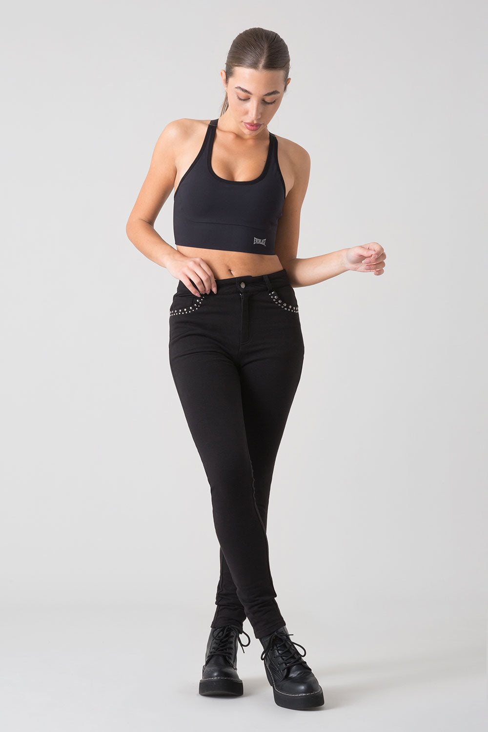 DARK ATTITUDE PANTALONE 5 TASCHE IN FELPA