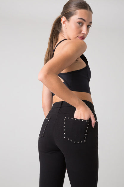 DARK ATTITUDE PANTALONE 5 TASCHE IN FELPA