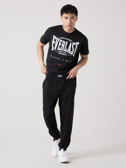 PANTALONI JOGGER UOMO EVERLAST CON FONDO STRETTO E COULISSE REGOLABILE