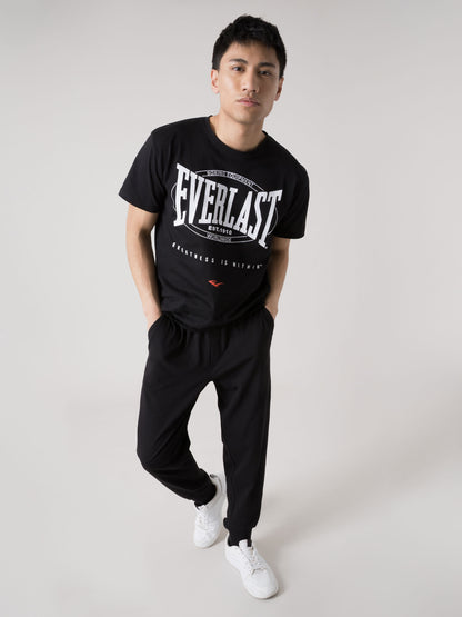 PANTALONI JOGGER UOMO EVERLAST CON FONDO STRETTO E COULISSE REGOLABILE