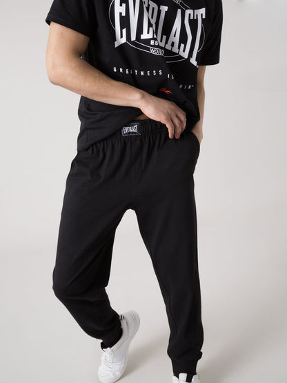 PANTALONI JOGGER UOMO EVERLAST CON FONDO STRETTO E COULISSE REGOLABILE