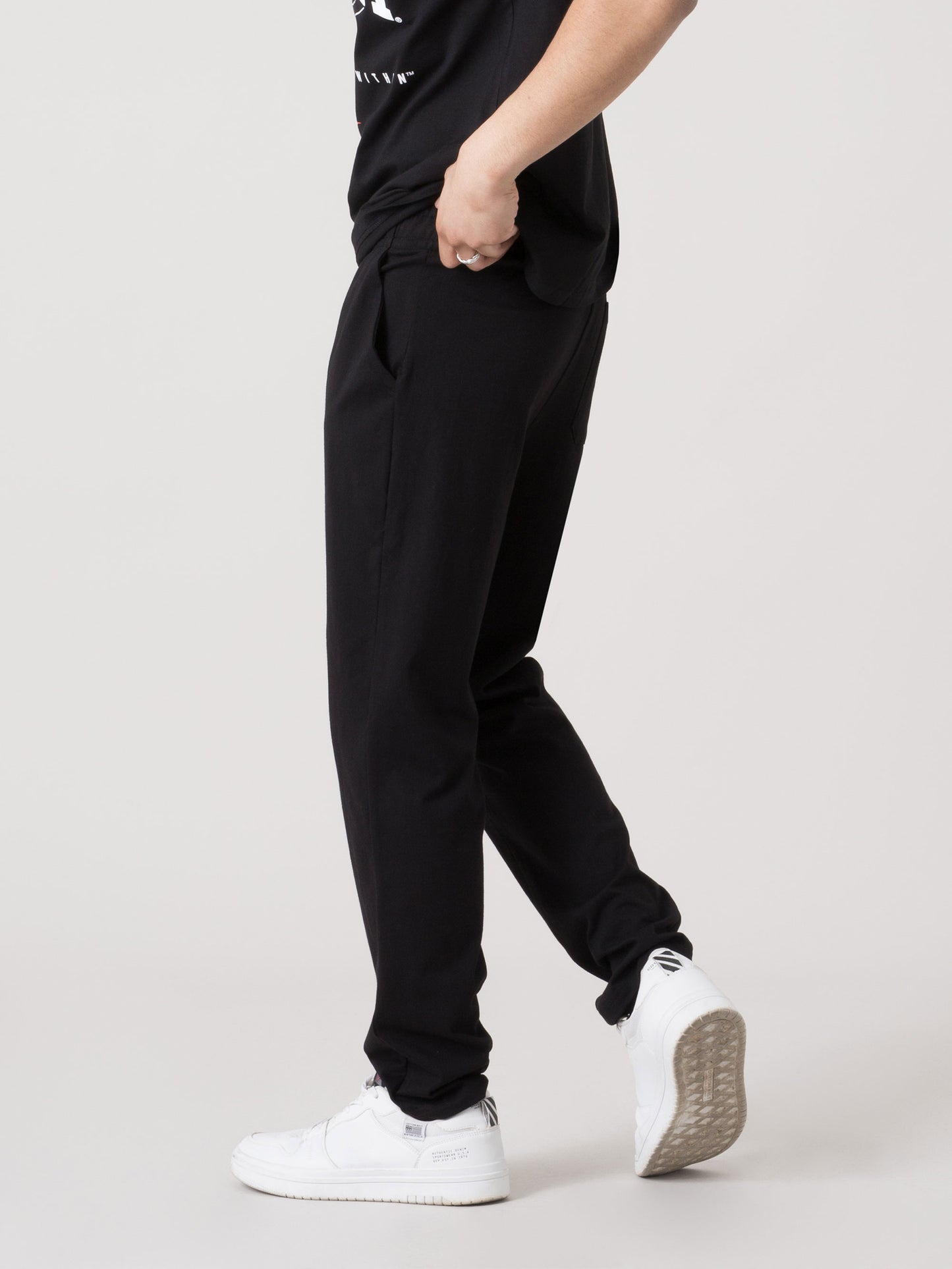PANTALONE UOMO EVERLAST SPORTIVO CON ELASTICO IN VITA, COULISSE E TASCHE