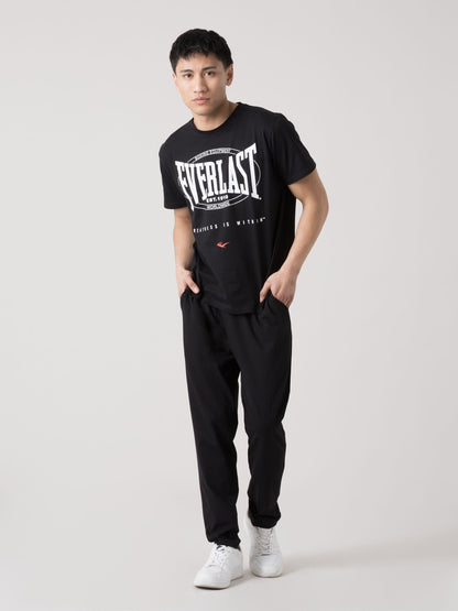 PANTALONE UOMO EVERLAST SPORTIVO CON ELASTICO IN VITA, COULISSE E TASCHE