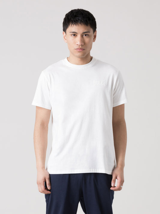 T-SHIRT UOMO EVERLAST SPORTSWEAR IN JERSEY LEGGERO CON LOGO FRONTALE DISCRETO