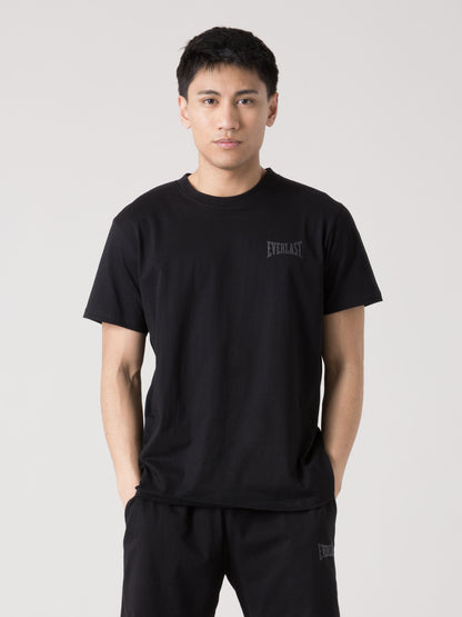 T-SHIRT UOMO EVERLAST SPORTSWEAR IN JERSEY LEGGERO CON LOGO FRONTALE DISCRETO