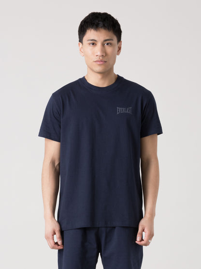 T-SHIRT UOMO EVERLAST SPORTSWEAR IN JERSEY LEGGERO CON LOGO FRONTALE DISCRETO