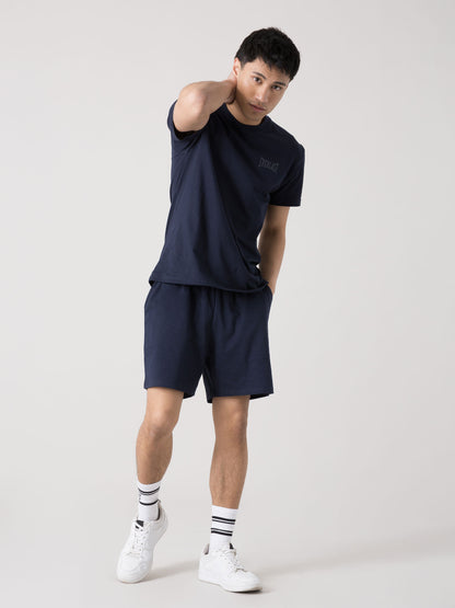 T-SHIRT UOMO EVERLAST SPORTSWEAR IN JERSEY LEGGERO CON LOGO FRONTALE DISCRETO