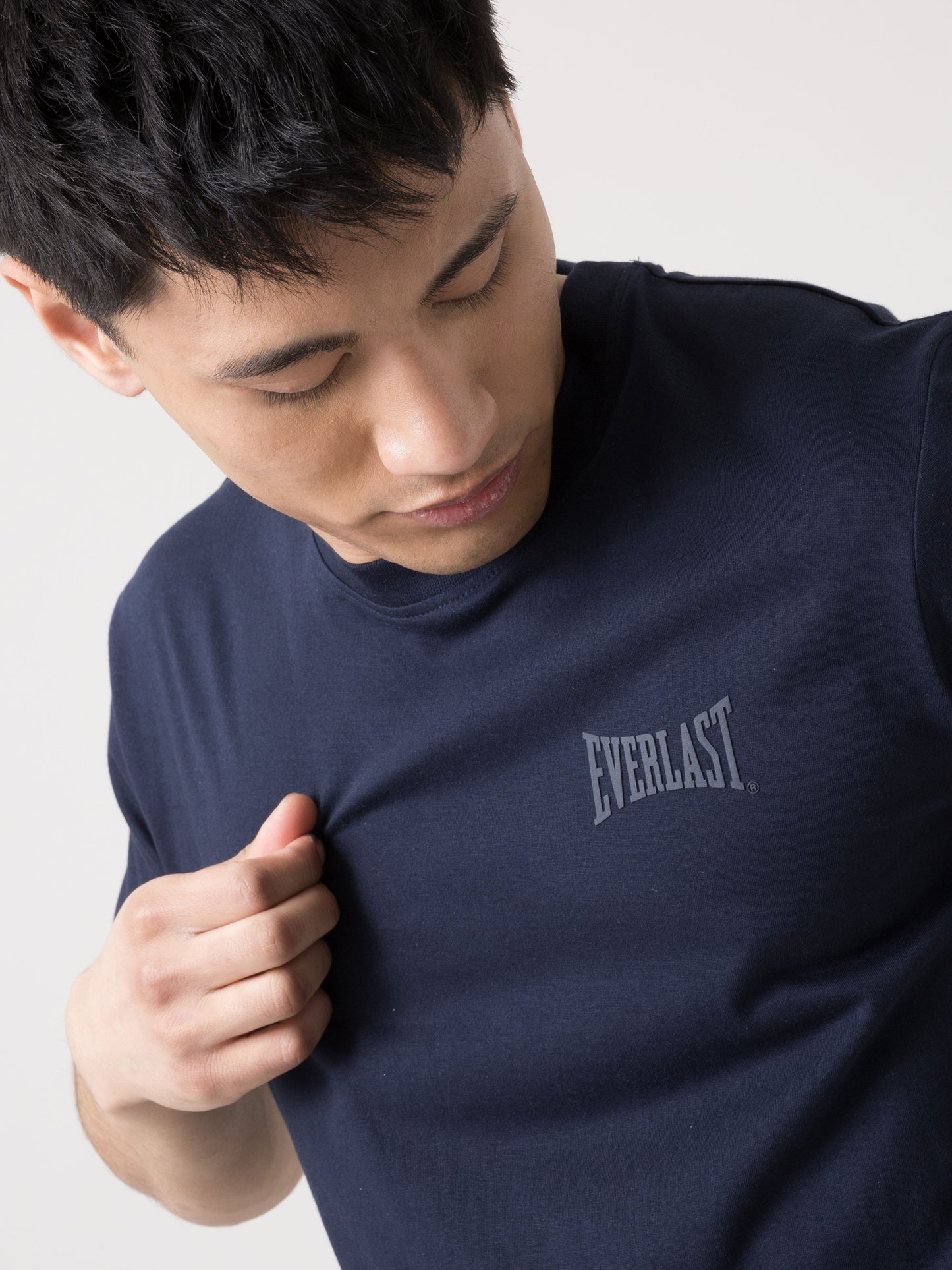 T-SHIRT UOMO EVERLAST SPORTSWEAR IN JERSEY LEGGERO CON LOGO FRONTALE DISCRETO