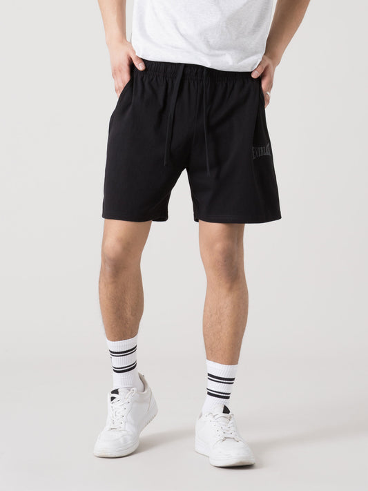 BERMUDA UOMO EVERLAST IN JERSEY PESANTE CON COULISSE E TASCHE LATERALI