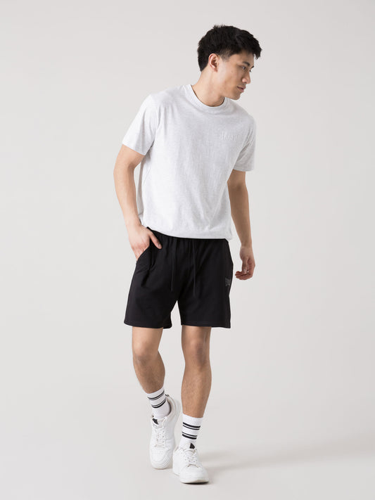 BERMUDA UOMO EVERLAST IN JERSEY PESANTE CON COULISSE E TASCHE LATERALI