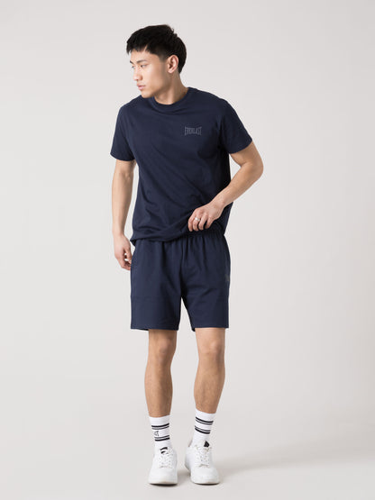 BERMUDA UOMO EVERLAST IN JERSEY PESANTE CON COULISSE E TASCHE LATERALI