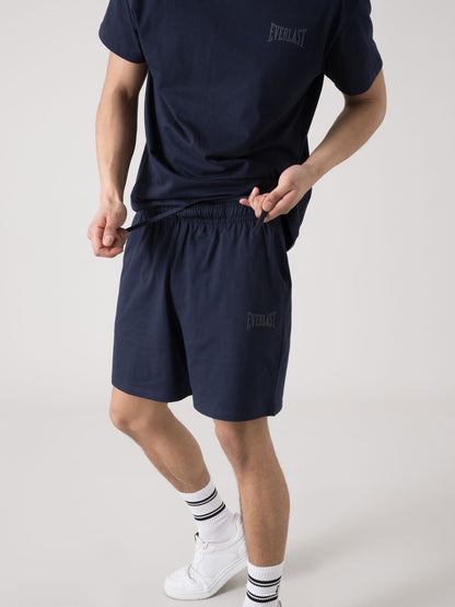 BERMUDA UOMO EVERLAST IN JERSEY PESANTE CON COULISSE E TASCHE LATERALI