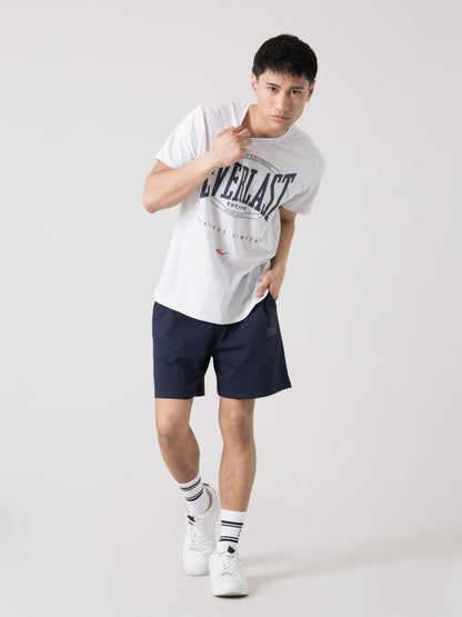 T-SHIRT UOMO EVERLAST SPORTSWEAR CON LOGO FRONTALE ICONICO IN JERSEY LEGGERO