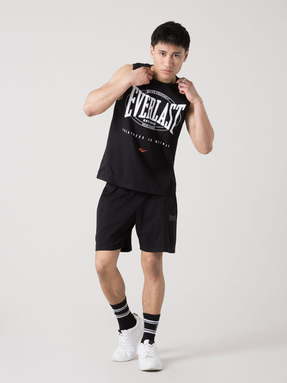 CANOTTA UOMO EVERLAST IN JERSEY LEGGERO CON MAXI LOGO FRONTALE