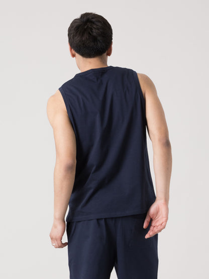 CANOTTA UOMO EVERLAST IN JERSEY LEGGERO CON MAXI LOGO FRONTALE