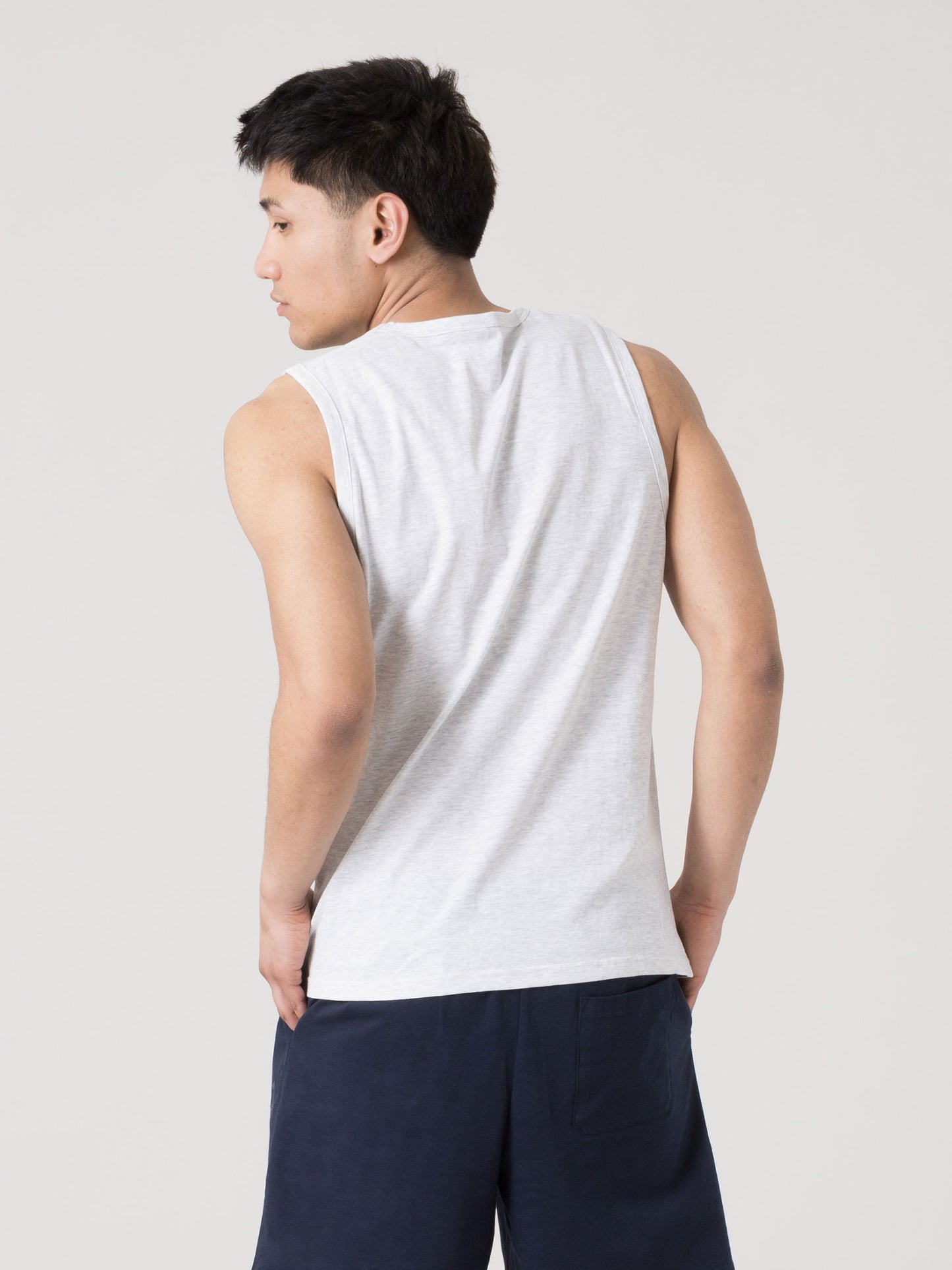 CANOTTA UOMO EVERLAST IN JERSEY LEGGERO CON MAXI LOGO FRONTALE