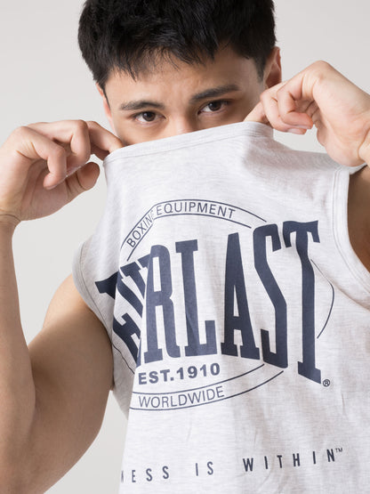 CANOTTA UOMO EVERLAST IN JERSEY LEGGERO CON MAXI LOGO FRONTALE