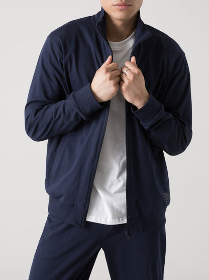 TUTA UOMO EVERLAST FULL ZIP IN JERSEY PESANTE CON PANTALONI JOGGER